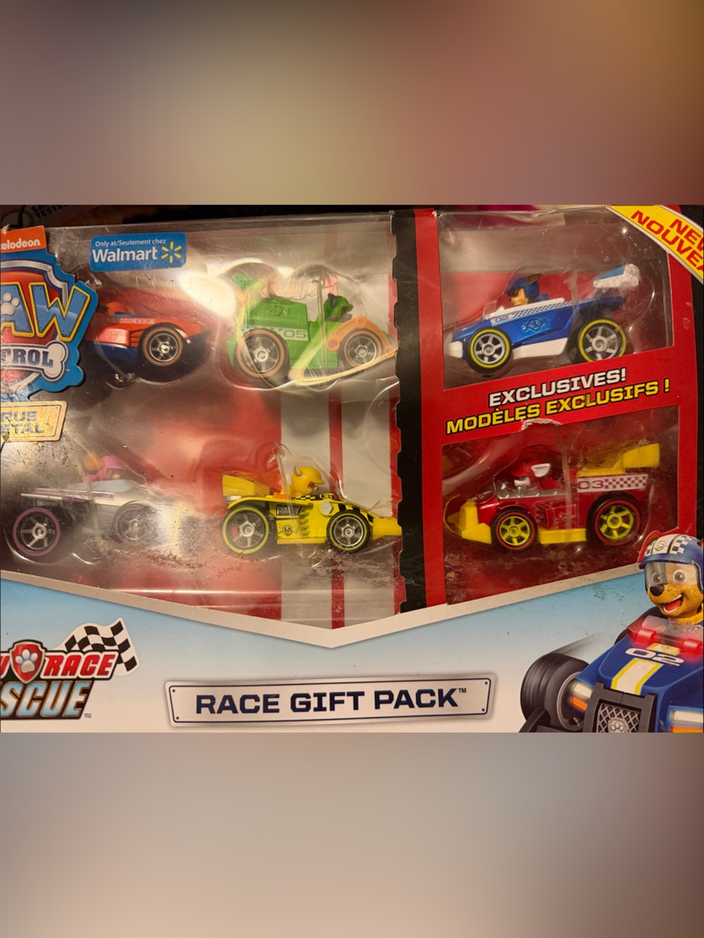 Paw patrol Race Gift Pack Kids Toy Cars - Multi-Color